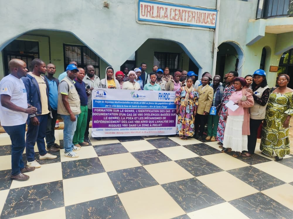 Formation des bénéficiaires, autorités locales et leaders locaux sur le Genre, l’identification des Cas  et documentation d’un cas VBG, la PSEA et aux mécanismes de référencement des cas VBG