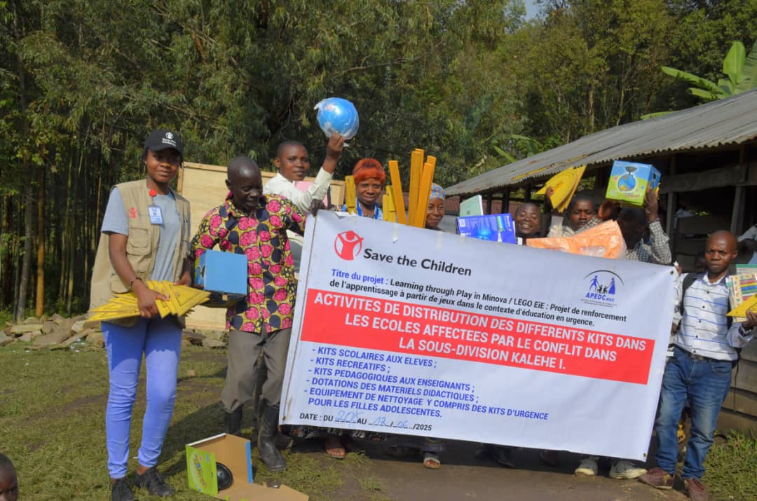Distribution de kits d’hygiène et matériels didactiques