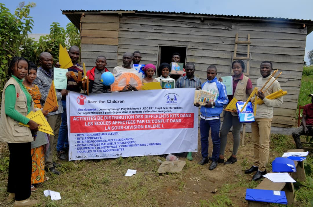 Distribution de kits d’hygiène et matériels didactiques