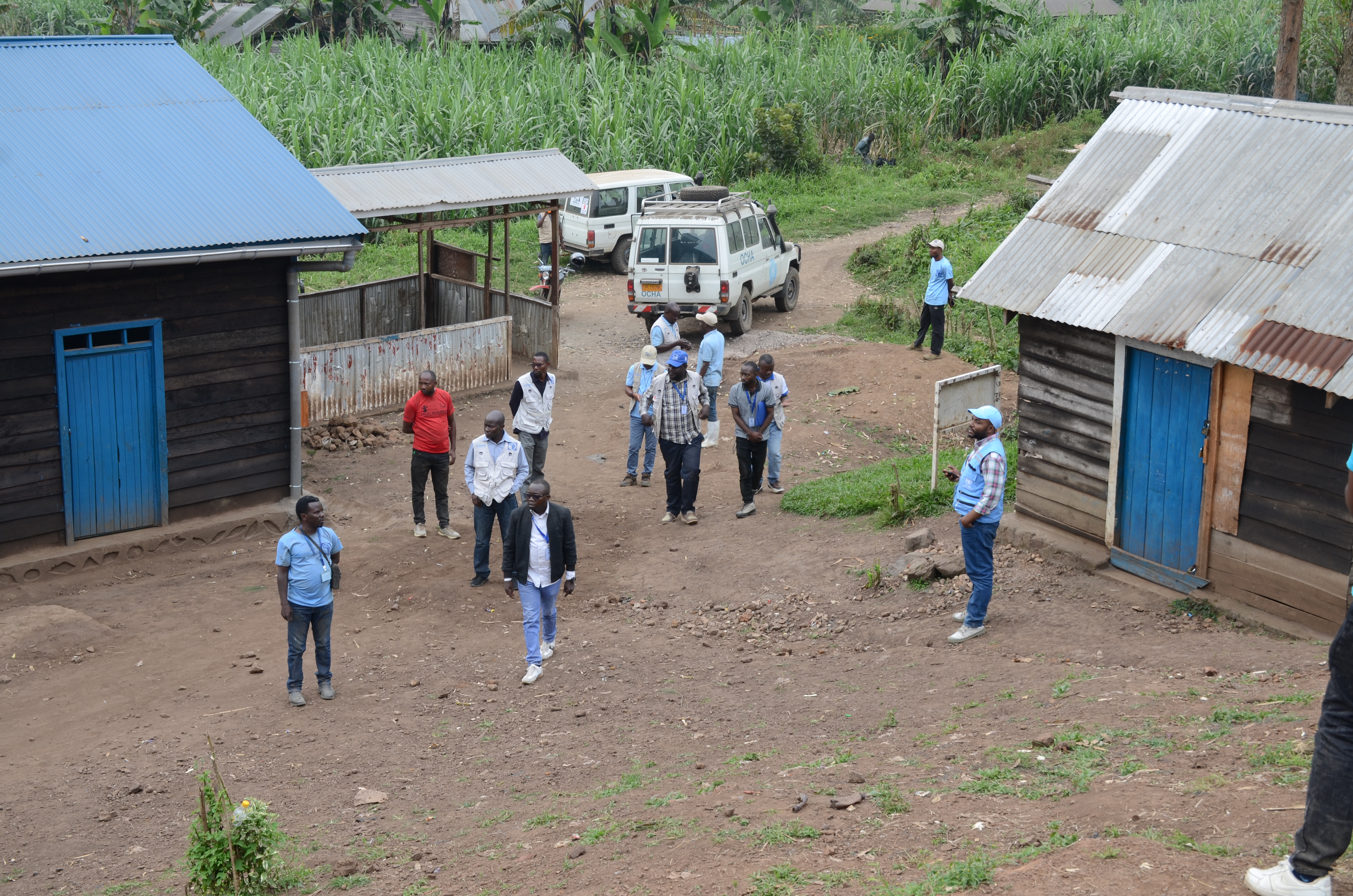 Visite d’évaluation du Fonds Humanitaire à Minova