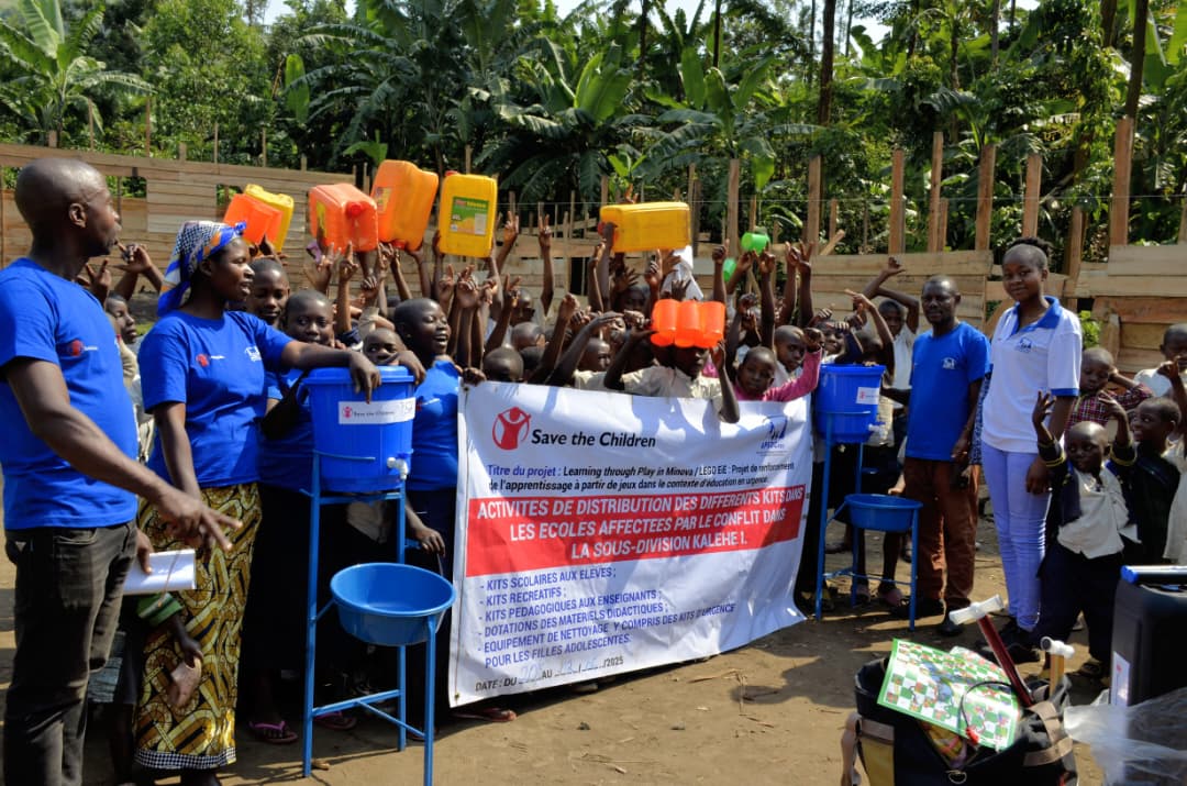 Distribution de kits d’hygiène et matériels didactiques